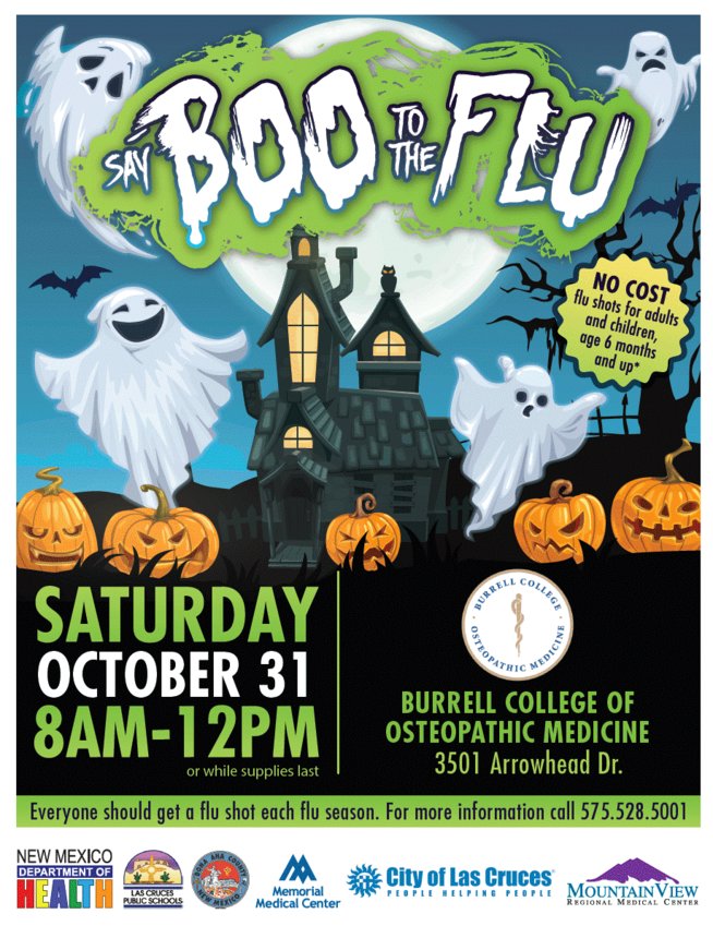 Boo To The Flu On Halloween Las Cruces Bulletin 5026